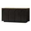 ALFORDSON Buffet Sideboard Cupboard Storage Cabinet Kitchen Pantry Doors Black