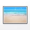 Sandy Beach with Waves  Print 100% Australian Made 90x60cm  (Poster)