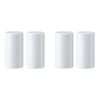 2PK Mikasa Chalk Porcelain Salt and Pepper Shakers, 8cm, White