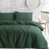 Amson Royale Cotton Sage Super king Quilt Cover Set with four standard pillowcases