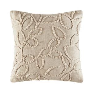 Kas Australia Hampstead Filled Cushion Decor Square 50x50cm - Natural