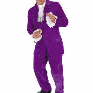 Groovy Plus Size Mens 1960s Purple Costume Suit - Xlarge