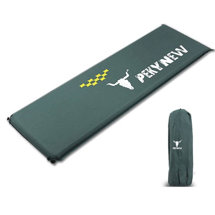Self Inflating Joinable Mat Pad Air Bed Camping Single - Green