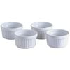 4pc Mason Cash Classic 9cm Stoneware Ramekin Cooking Oven Baking Bowl White