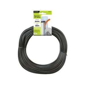 Rolltrak 6mm x 30m Black Flyscreen Spline