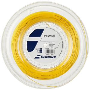 Babolat 200m RPM Hurricane Tennis String Reel 1.25mm / 17 Gauge Yellow