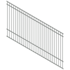 ProtectorAl 1201-2400W x 1200H Palladium Silver DTR All Up Pool Fence Panel Raked 16-30º
