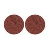 2pk Glomesh Regular Speed Dry Stripping Machine Floor Pad Brown 400mm