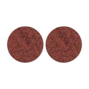 2pk Glomesh Regular Speed Dry Stripping Machine Floor Pad Brown 400mm