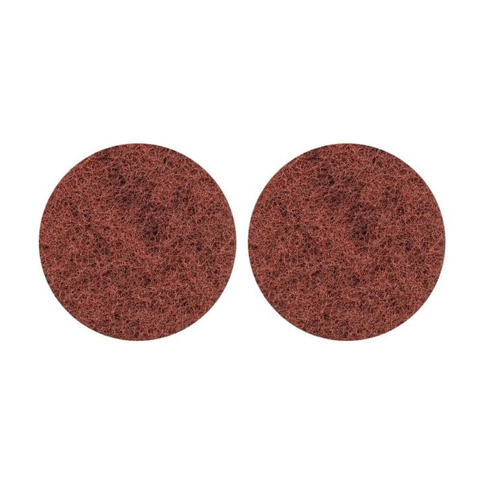 2pk Glomesh Regular Speed Dry Stripping Machine Floor Pad Brown 400mm