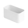 Inabox 0.8L White Cotton Stackable Organiser