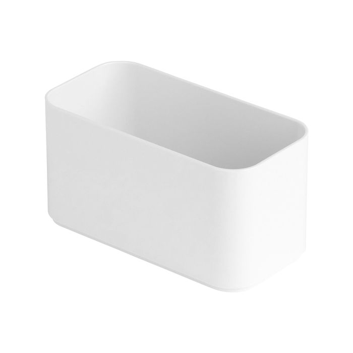 Inabox 0.8L White Cotton Stackable Organiser