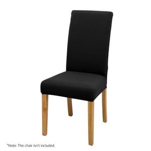 Artiss Dining Chair Slipcovers 4 pack Spandex Stretch Banquet Wedding Black