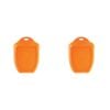 2PK Dexas 33cm Chop & Scoop Silicone Chopping Board Medium - Orange
