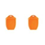 2PK Dexas 33cm Chop & Scoop Silicone Chopping Board Medium - Orange