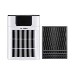 Devanti Air Purifier With H12 Hepa Filter Pm25 Display And Spare Filter
