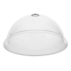 Olympia Domed Plate Cover Kristallon Polycarbonate Shatter Resistant Round 300mm Clear Kitchen Food Display Buffetware