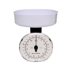 Acurite White Mechanical Kitchen Scale 5kg