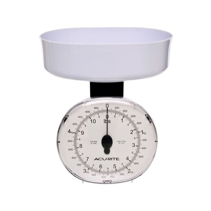 Acurite White Mechanical Kitchen Scale 5kg