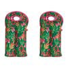 2PK Annabel Trends Neoprene Double Bottle Bag 24x38cm - Jungle Snake