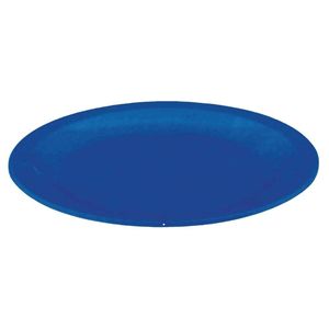 Olympia Kristallon Polypropylene Plates Shatterproof Blue 174mm (12 Pack) Commercial Kitchen Crockery
