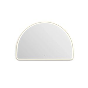 Attica Arched 1500 x 1000mm Brushed Gold LED Mirror