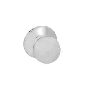 Lockwood Polished Stainless Steel Symmetry Imperial Dummy Knobset