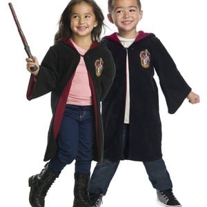 Harry Potter Kids 3/4 Robe Halloween Costume with Hood Official Licensed – Black Colour, TODDLER