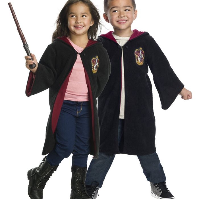 Harry Potter Kids 3/4 Robe Halloween Costume with Hood Official Licensed – Black Colour, TODDLER