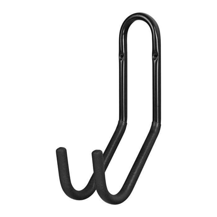 Pinnacle Gloss Black Dual Storage Garage Hook