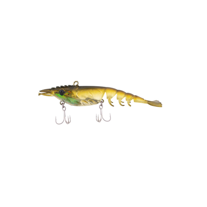Berkley 2021 Shimma Shrimp 100mm Soft Vibe Fishing Lure Olive Shrimp