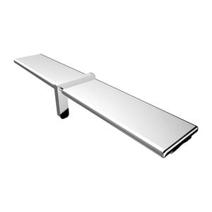 ProtectorAl Mirror Polish Stainless Steel Friction Fit Handrail Straight Joiner