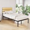 Artiss Metal Bed Frame Black King Single Paula