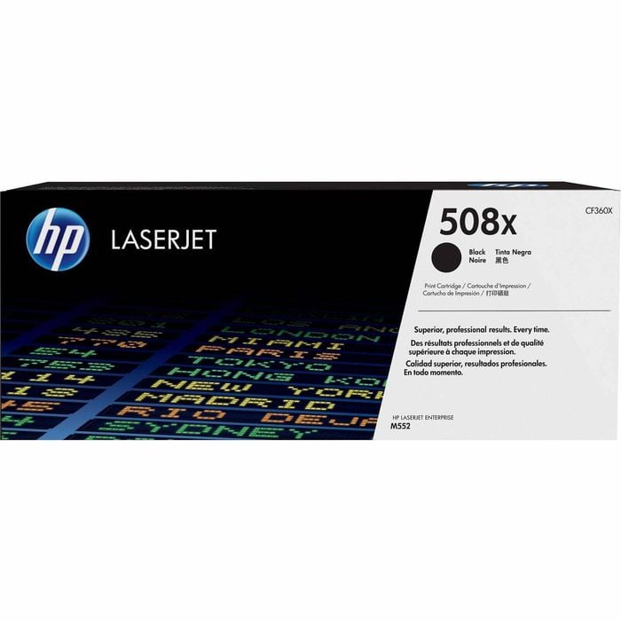 Hp 508x Toner Cartridge - Black - 12500 Pages - Single Pack