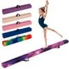 Costway 8ft Folding Gymnastic Beam Floor Balance Beam Wood Frame Star
