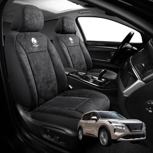 Australian Goose Edition Front Seat Covers for Nissan X-TRAIL 2022 - Current (T33) - Suede, Universal Fit - Black