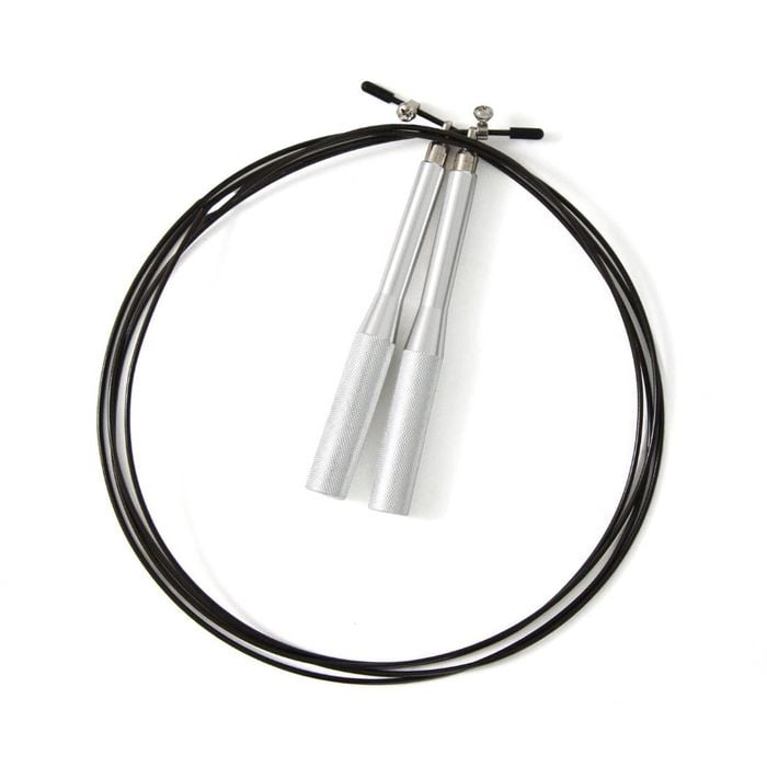 SMAI Speed Rope - Cross Training Silver Tapered Handle - Silver