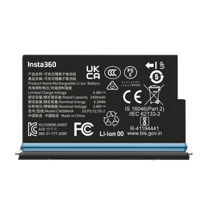 Insta360 X5 Battery INSTAX5-03 - Black
