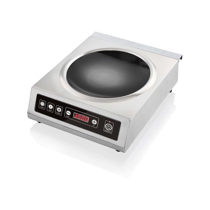 Benchstar Stainless Steel Induction Wok W/ Led Display  - Induction Cooking (iw350)