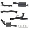 Ignite Exhausts Cat Back For Nissan Y62 Patrol 5.6l V8 3 Inch With Mid Section Muffler 409 Stainless Steel