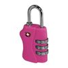 Tosca TSA Approved Luggage Bag Security Combination Safety Lock - Pink