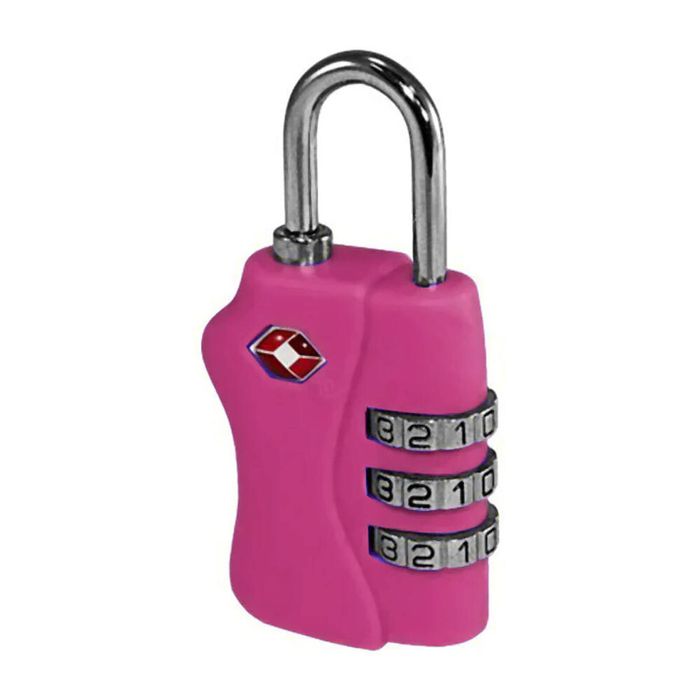 Tosca TSA Approved Luggage Bag Security Combination Safety Lock - Pink