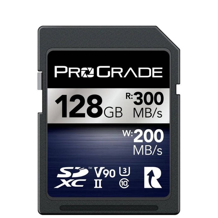 Prograde Digital 128gb Sdxc Uhs-ii V90 Memory Card (iridium)