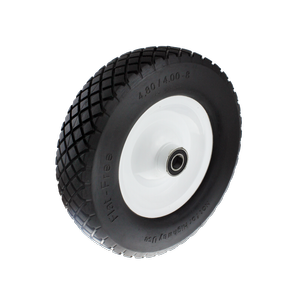 Easyroll 4.0 x 8" Flat Free Puncture Proof Wheelbarrow Wheel