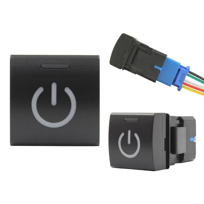 Switch Boss Push Switch fits Toyota Square Replacement 2018+ - Power [Symbol]