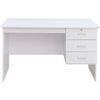 Redfern 1200mm Study Desk with 3 Drawers - White