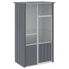 vidaXL Bird Cage Bird House Aviary Budgie Cage Anthracite Galvanised Steel