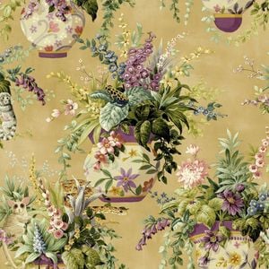 Rivara Ochre Wallpaper. 53cm x 10.05m
