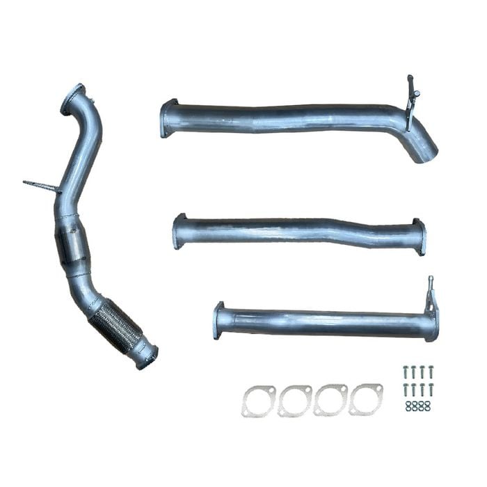 Ignite Exhausts Turbo Back For Mazda Bt50 3.2l 3" Cat & Diff Pipe Raw Aluminised Steel