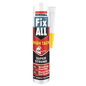 Soudal 290ml White FixALL High Tack Adhesive